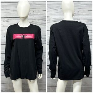 Dior Long Sleeve Bee Graphic Shirt [Q72]